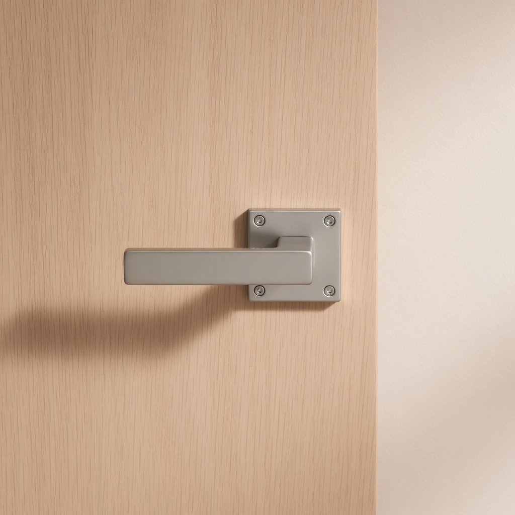Jiansu, a plain satin lever on a square rose.